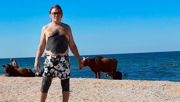 Юрий Лоза на отдыхе в Крыму