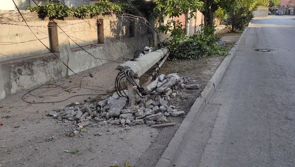 ДТП со столбом. Архивное фото