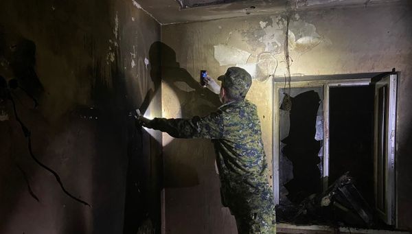 ВИДЕО_ Двое маленьких детей и их дедушка погибли на пожаре в Крыму