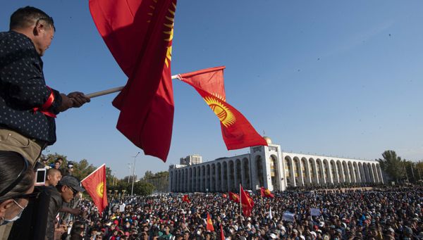 Kyrgyzstan Parliamentary Elections Protest