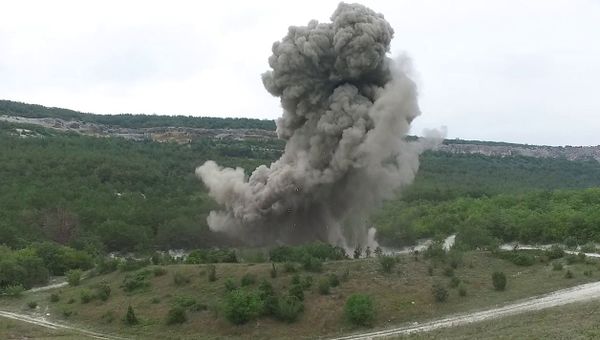 В Севастополе взорвали две авиационные бомбы времен Великой Отечественной войны