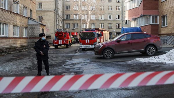 Последствия взрыва в больнице в Челябинске