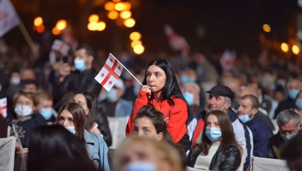 Georgia Saakashvili Supporters Rally