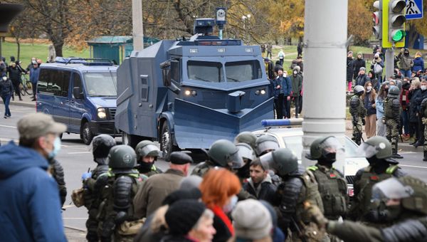 Акция протеста в Минске