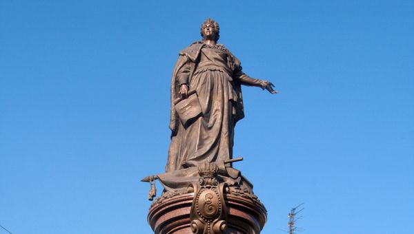 Памятник российской императрице Екатерине ІІ в Одессе