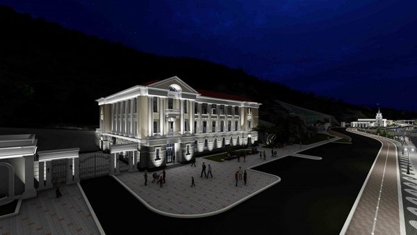 Такой планируется подсветка зданий в Балаклаве. Такой планируется подсветка зданий в Балаклаве.