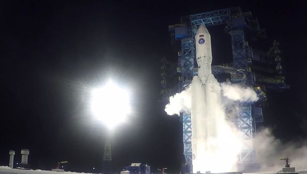 Запуск РН Ангара-5 с космодрома Плесецк Запуск РН Ангара-5 с космодрома Плесецк