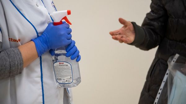 Дезинфекция рук