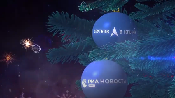 Скриншот из новогоднего ролика РИА Новости Крым и Спутник в Крыму