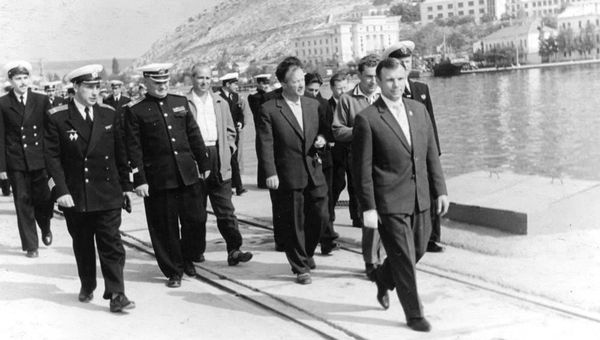 Осенью 1961 года в Крыму побывал Юрий Гагарин