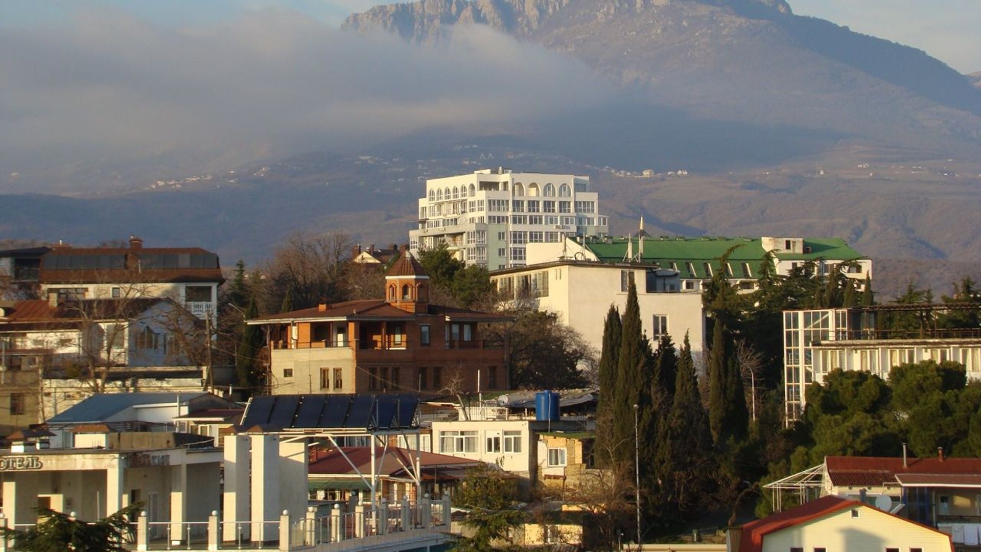 Зима в Алуште Зима в Алуште - РИА Новости, 1920, 06.01.2021
