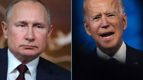 Владимир Путин и Джо Байден