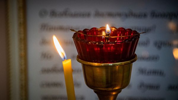 Лампада в православном храме