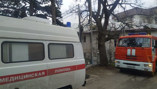Пожар в поселке Кореиз городского округа Ялта Пожар в поселке Кореиз городского округа Ялта