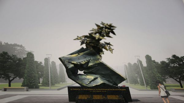 В Керчи представили эскиз памятника жертвам трагедии, случившейся в политехническом колледже в октябре 2018 года