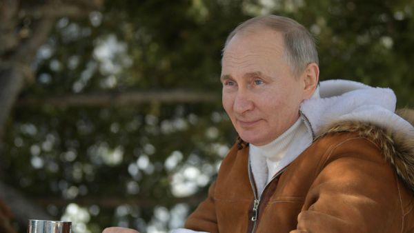 Отдых президента РФ В. Путина в Сибири