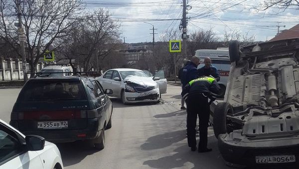 ДТП на ул. Битакская в Симферополе