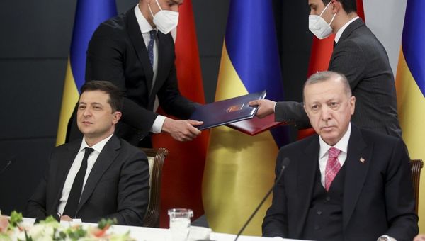 Встреча президента Украины Владимира Зеленского и президента Турции  Реджепа Таийпа Эрдогана в Стамбуле