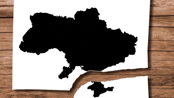 Карта Украины без Крыма