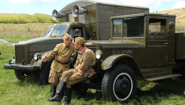 Бойцы САМГ Красная Армия