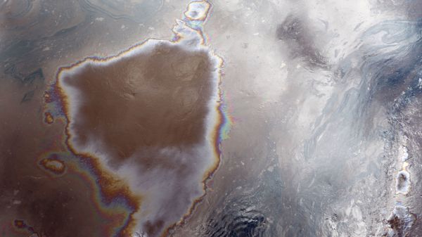 Разлив нефти. Архивное фото