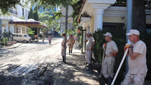 Ялта после наводнения Ялта после наводнения