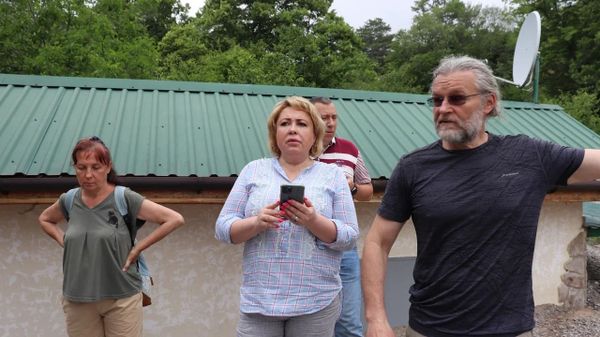Мэр Ялты Янина Павленко на встрече с жителями пострадавших от наводнения районов