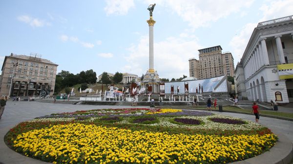 Площадь Независимости в Киеве. 