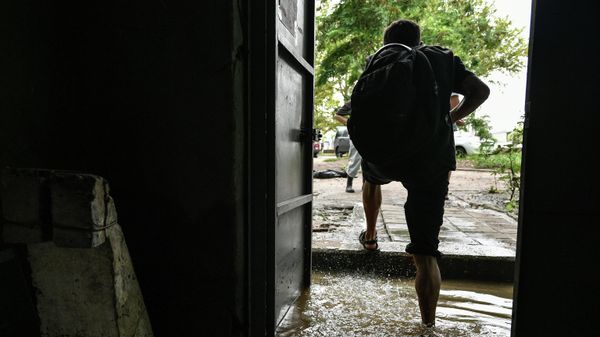 Ликвидация последствий подтоплений после сильного ливня 
