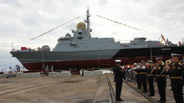 В Керчи спустили на воду новый малый ракетный корабль  проекта 22800 Каракурт