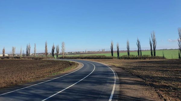 Отремонтированная дорога в Крыму