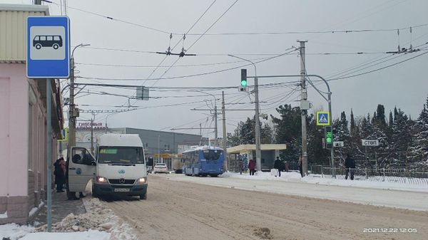 Снег в Севастополе