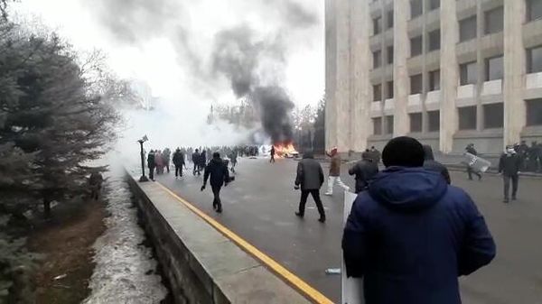 Обстановка в городах Казахстана на фоне протестов