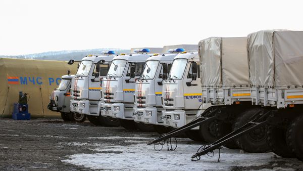 Мобильный госпиталь МЧС России