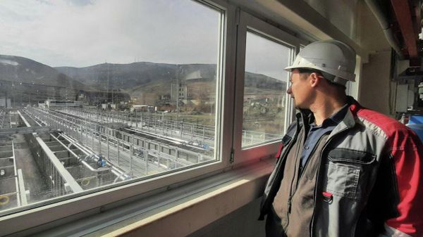 Канализационные очистные сооружения в Орджоникидзе