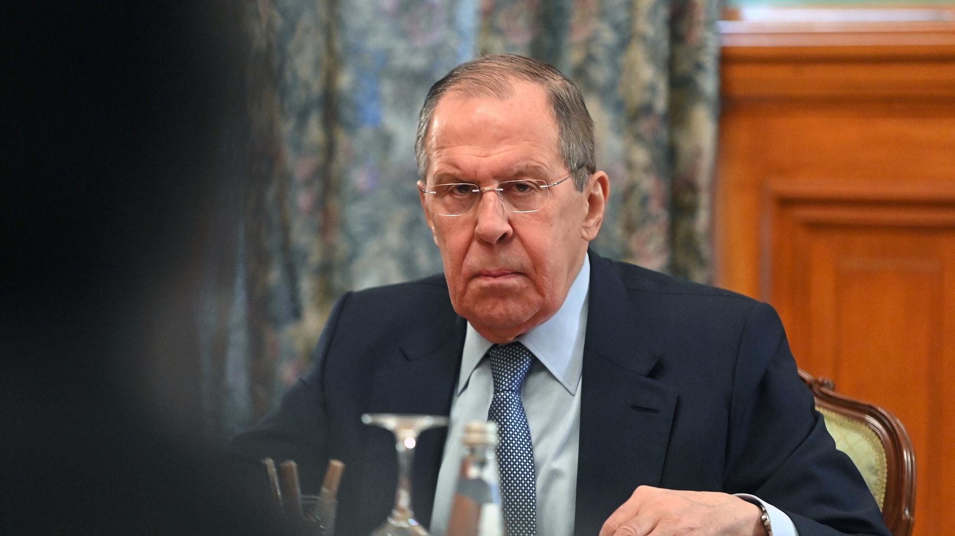 Встреча главы МИД РФ С. Лаврова с главой МИД ЛНР В. Дейнего и замминистра МИД ДНР С. Пересадой - РИА Новости, 1920, 25.02.2022