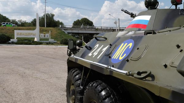 Миротворческий пост российских военнослужащих в Приднестровье