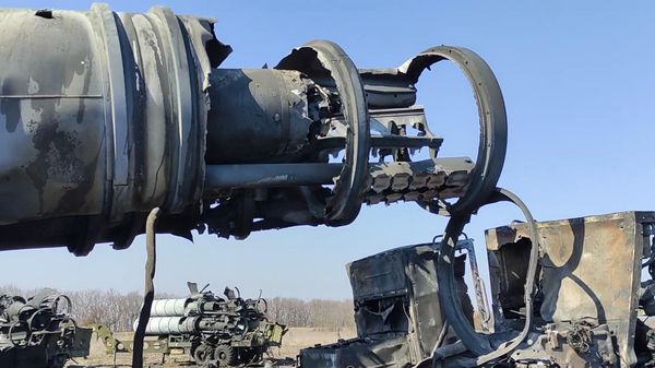 Уничтоженные позиции дивизиона ЗРК С-300 ВСУ