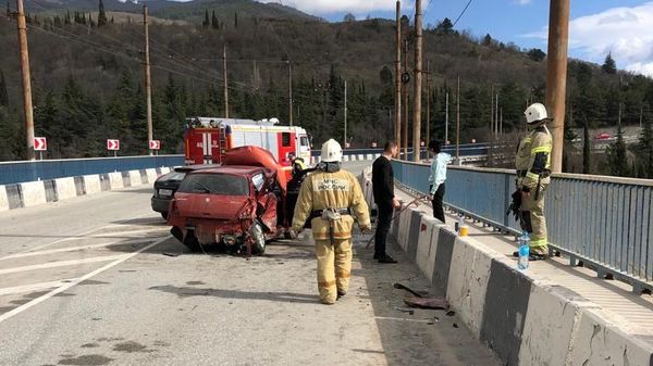 ДТП на трассе Симферополь - Алушта - Ялта. 3.04 2022