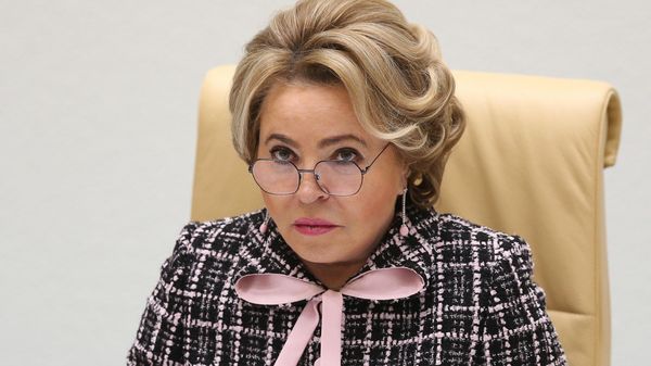Председатель Совета Федерации РФ Валентина Матвиенко 