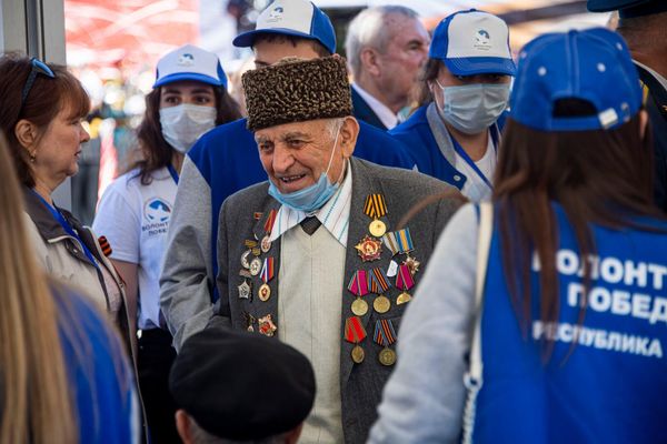 Празднование Дня Победы в Симферополе