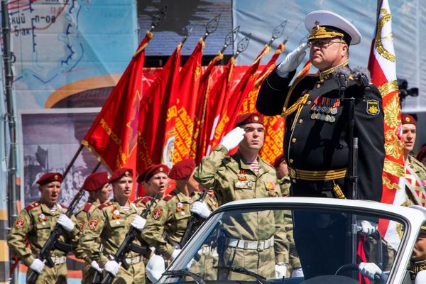 Празднование Дня Победы в Симферополе