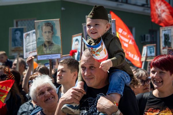 Празднование Дня Победы в Симферополе