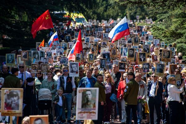 Празднование Дня Победы в Симферополе