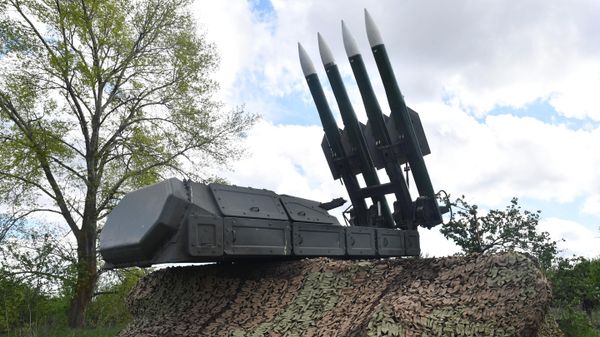 Работа российских средств ПВО 