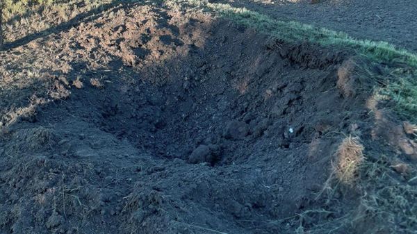Последствия обстрела поселка в Курской области