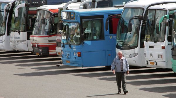Автобусы на вокзале