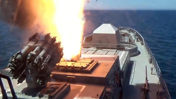 Пуск Калибров из акватории Черного моря по военным объектам ВСУ