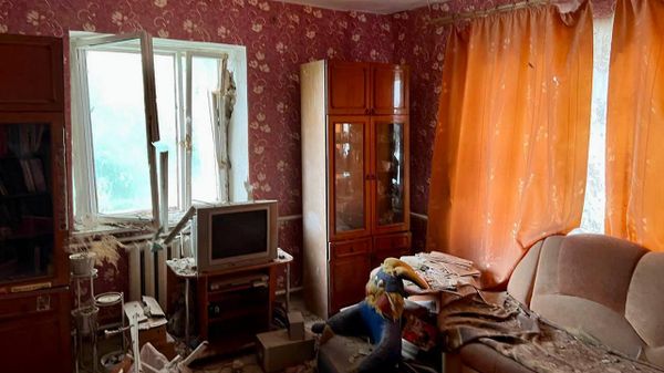 Последствия обстрела села Журавлевки в Белгородской области