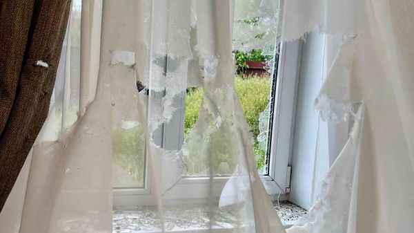 Последствия обстрела села Журавлевки в Белгородской области